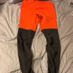 Orange Alo yoga pants